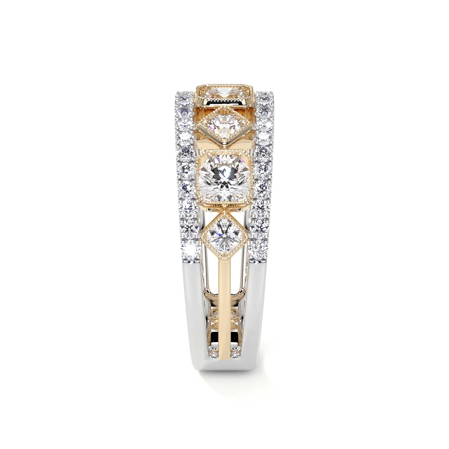 Mixed Shape Diamond Ring