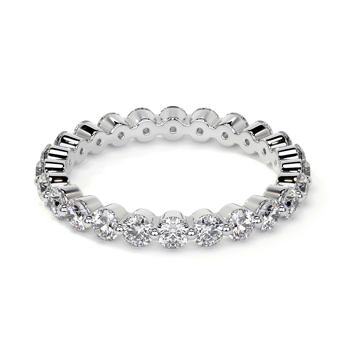 Round Stackable Diamong Ring