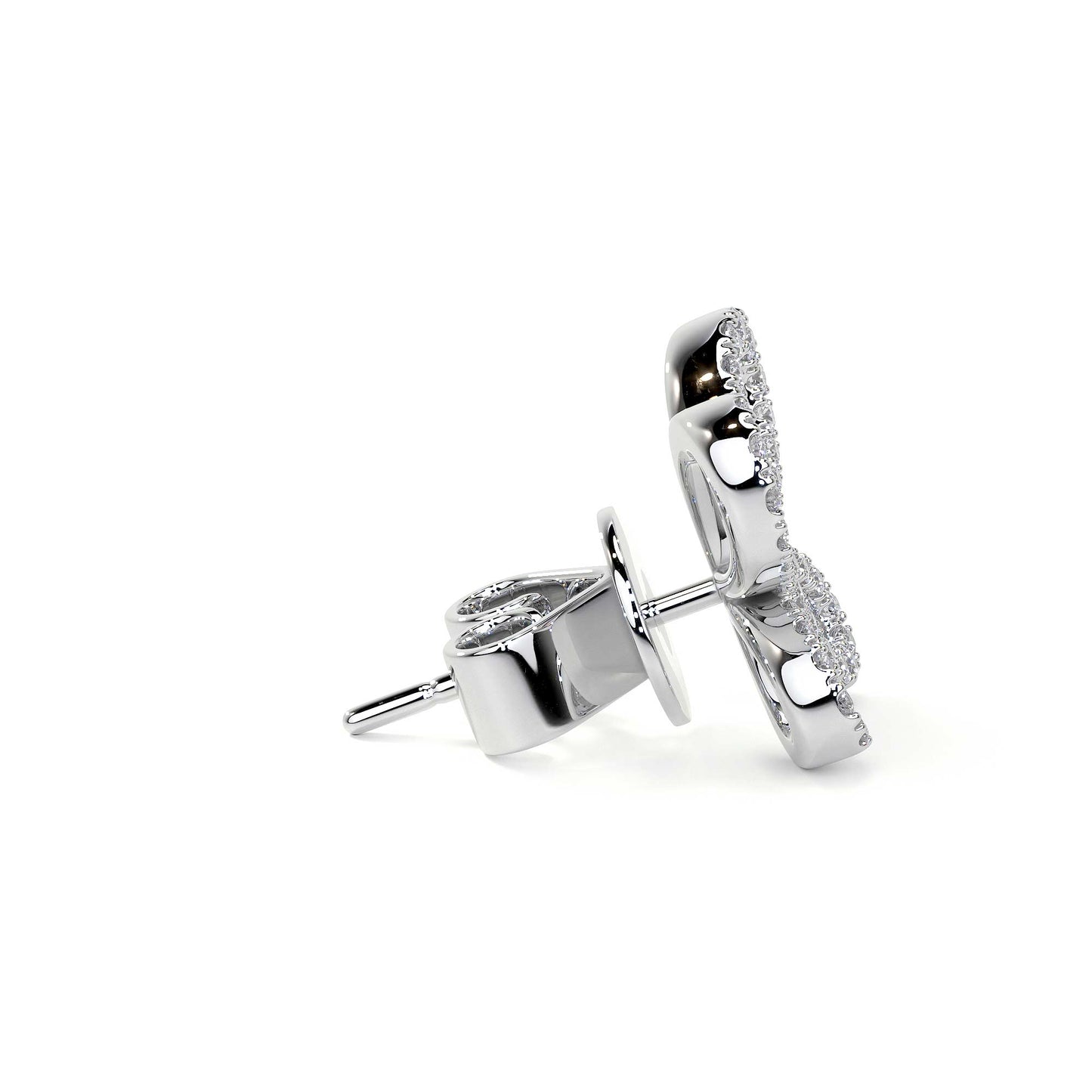 Butterfly Cluster Diamond Earring