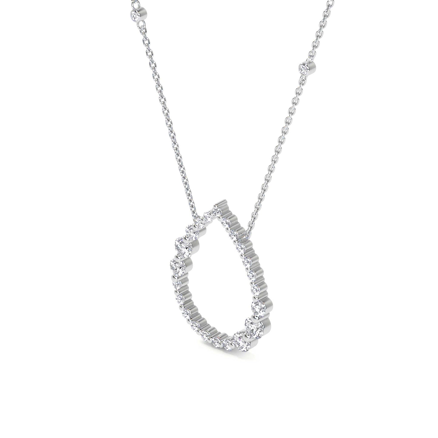 Diamond Drop Necklace