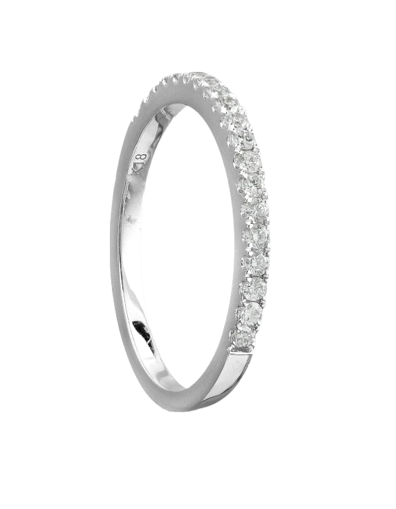 Half Eternity Diamond Band