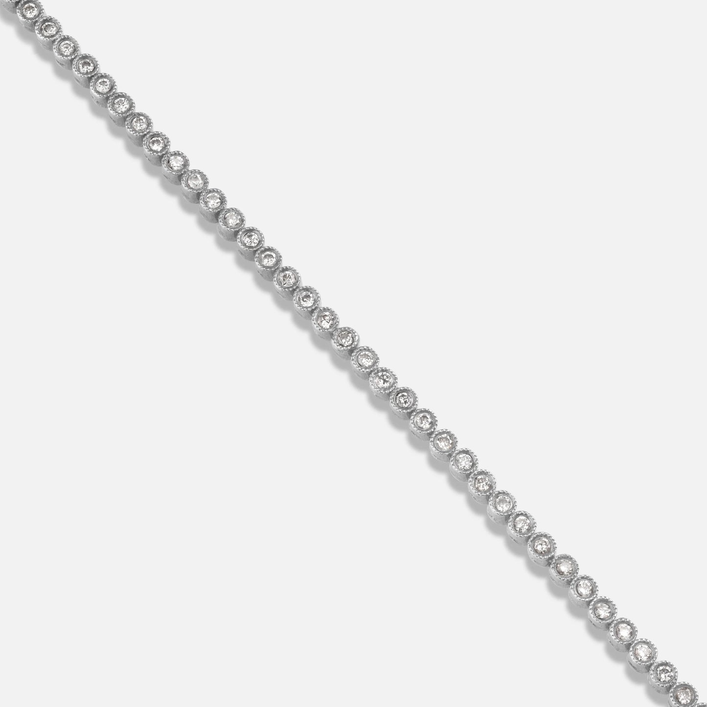 Diamond Bezel Tennis Bracelet