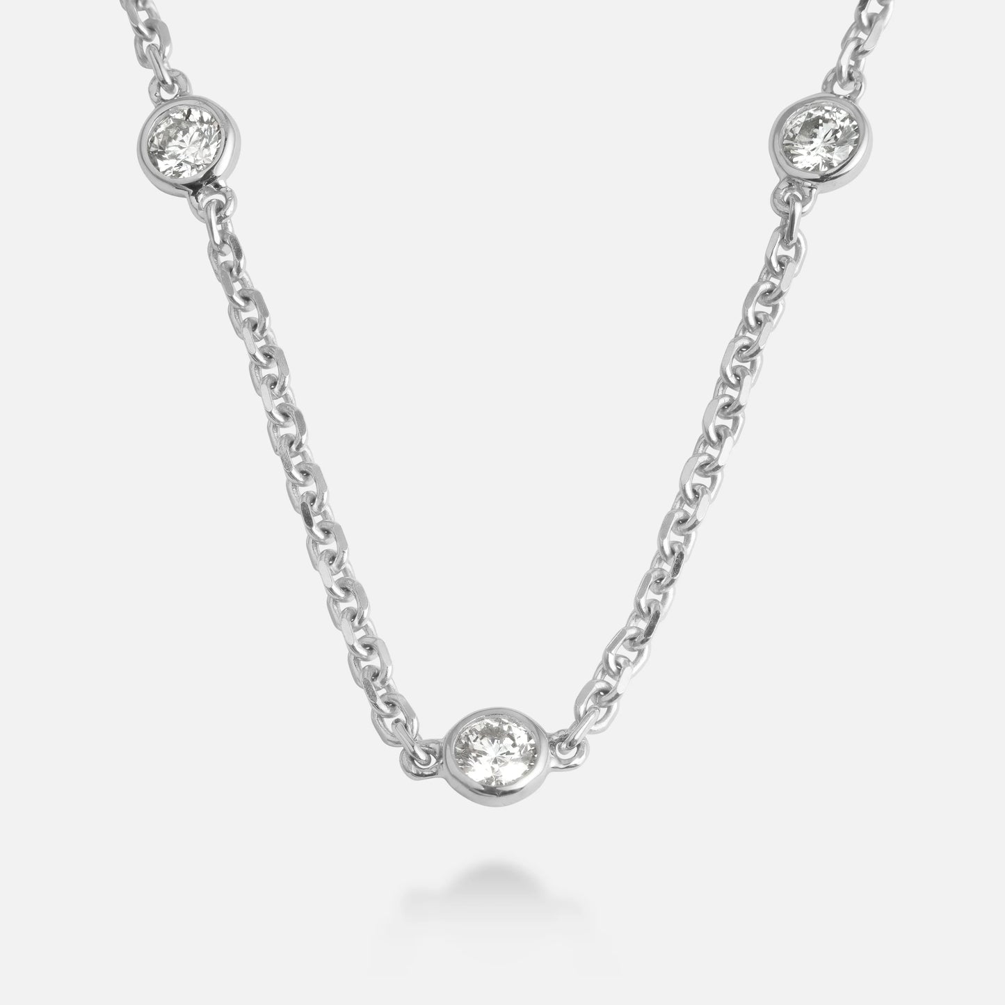 Diamond By The Yard Necklace