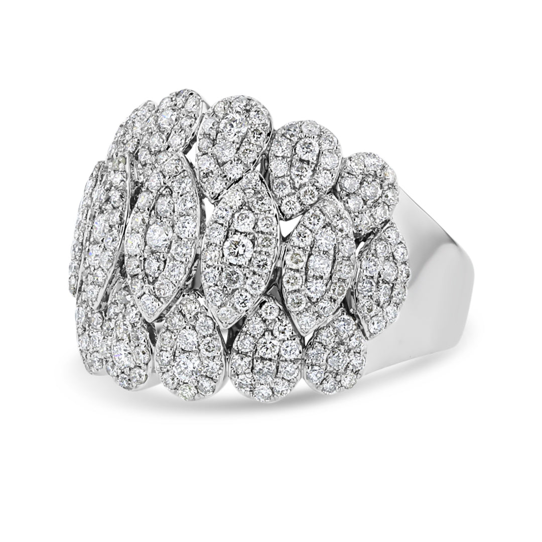 Pave Set Fancy Diamond Band