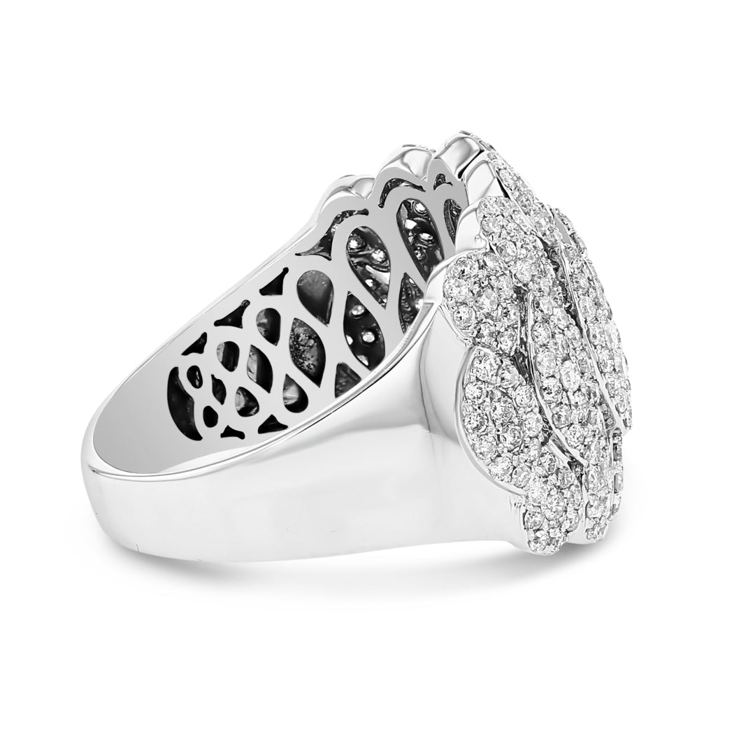 Pave Set Fancy Diamond Band