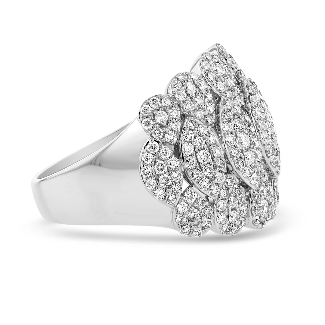 Pave Set Fancy Diamond Band