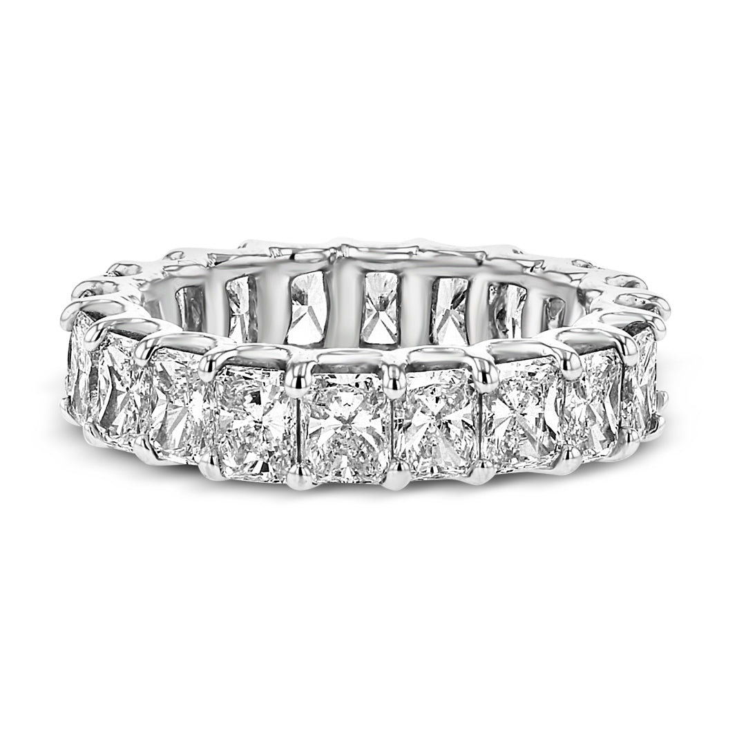 Radiant Cut Diamond Eternity Band