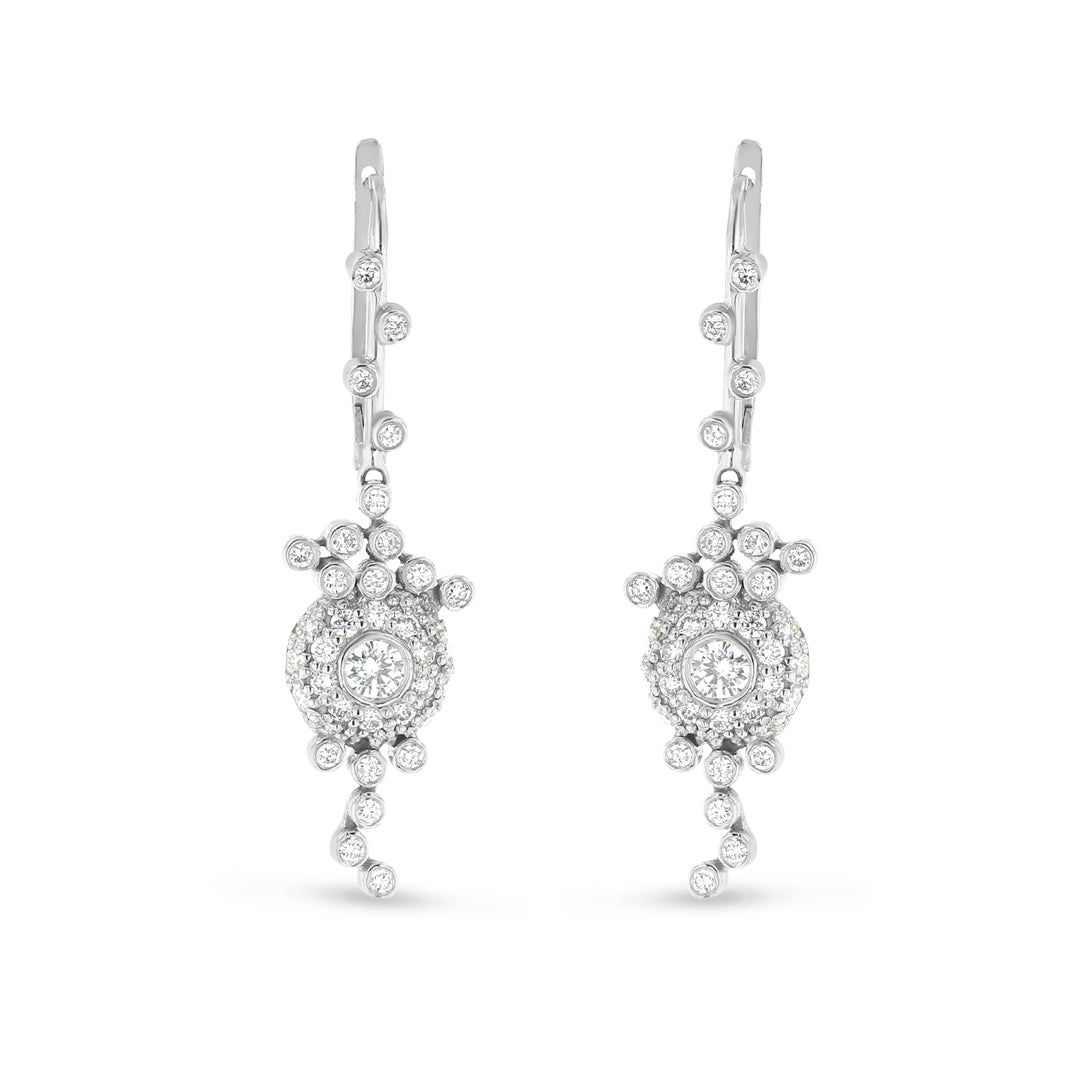 Cascade Diamond Drop Earrings