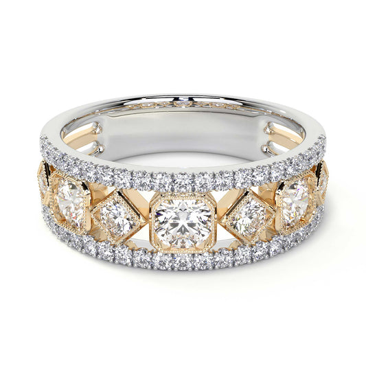 Mixed Shape Diamond Ring