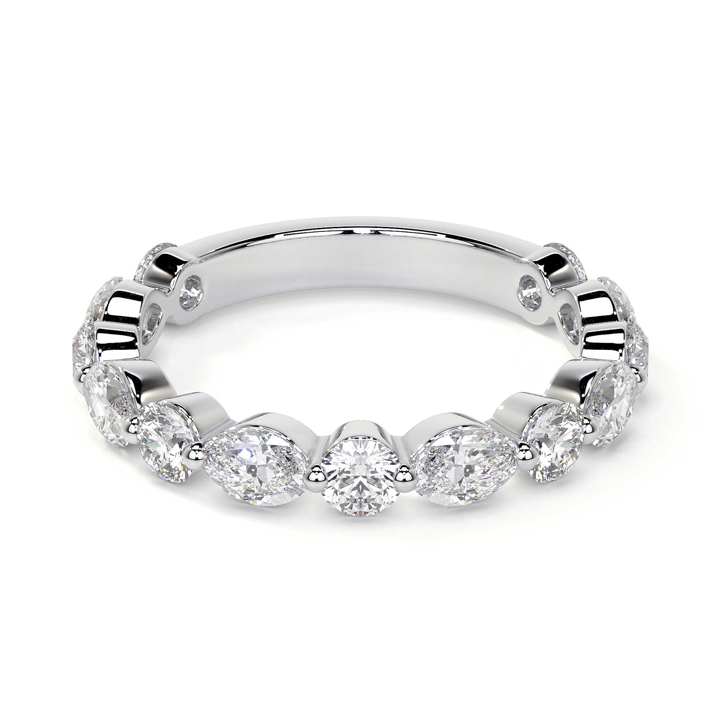 Mixed Shape Stackable 3/4 Ring