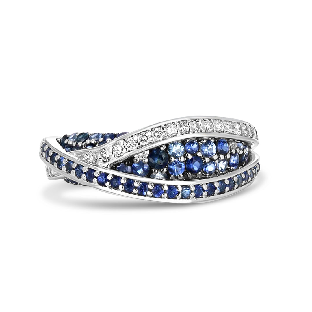 Sapphire and Diamonds Crossover Band