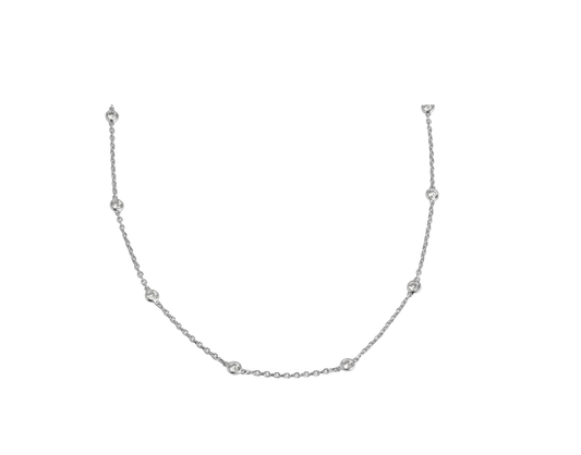 Diamond By The Yard Necklace