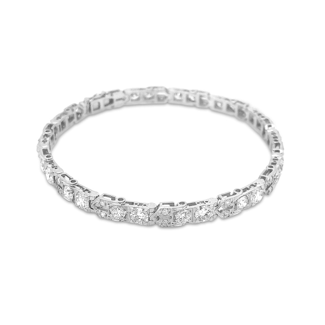 Art Deco Style Diamond Bracelet