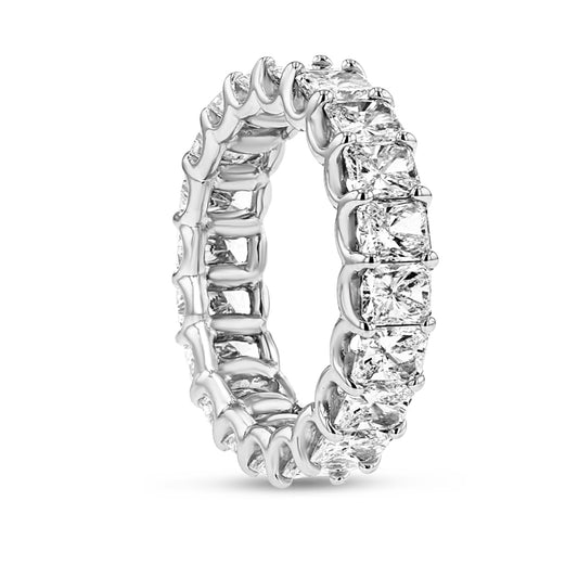 Radiant Cut Diamond Eternity Band