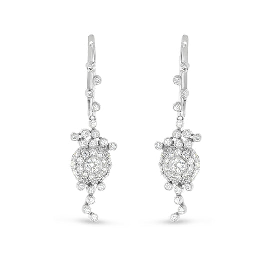 Cascade Diamond Drop Earrings